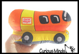 Oscar Mayer Weinermobile  Plush Toy - Cute Food Stuffed Animal - Hot Dog Lover Weiner Car