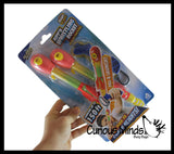 NEW - Lanard Ripp'N Whistling Rocket Foam Whistle Rockets - 9" Sling Shot Toy with Launcher