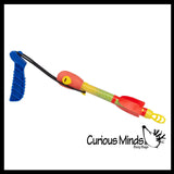 NEW - Lanard Ripp'N Whistling Rocket Foam Whistle Rockets - 9" Sling Shot Toy with Launcher