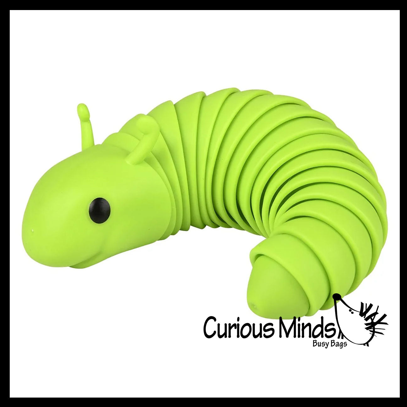 Fidget Wiggle Caterpillar - Large Articulated Jointed Moving Slug Toy - Unique Rainbow 1 GREEN Caterpillar Fidget Wiggle Caterpillar - Large Articulated Jointed Moving Slug Toy - Unique Rainbow 1 GREEN Caterpillar
