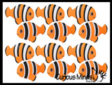 Clownfish  Large Wiggle Articulated Jointed Moving Toy - Unique Fish Ocean Lover
