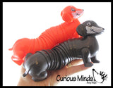 Dachshund Weiner Dog Large Wiggle Articulated Jointed Moving Toy - Unique Doggy Lover