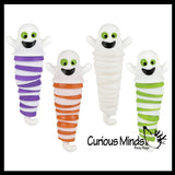 3 Halloween Fidgets Ghost, Spider and Jack O Lantern Pumpkin - Wiggle Articulated Jointed Moving Holloween
