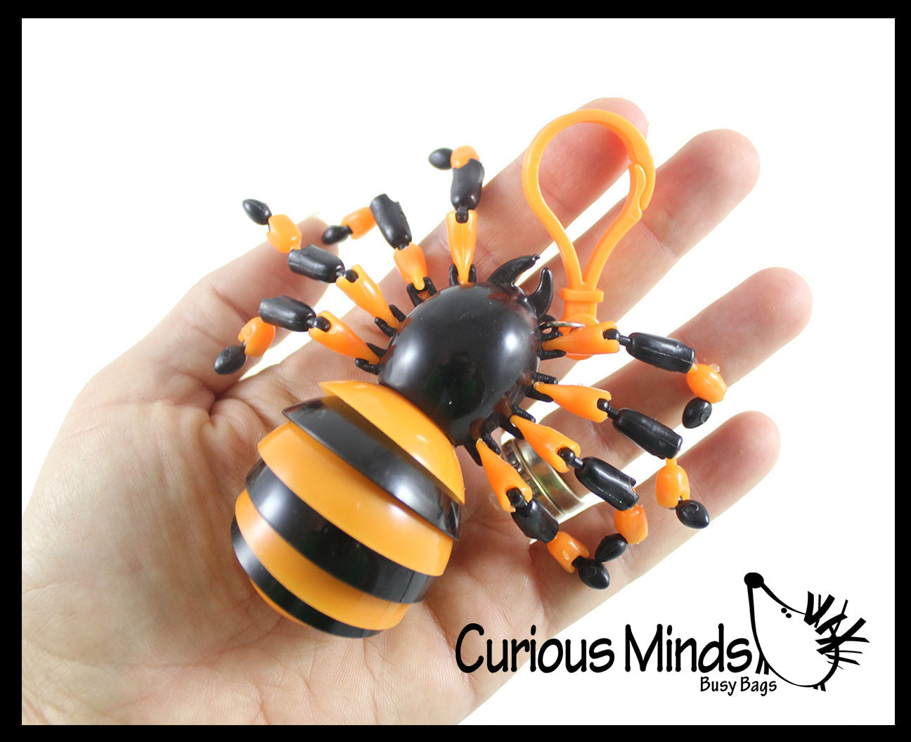 NEW - Wiggle Spider Fidget - Wiggle Articulated Jointed Moving Hollowe ...