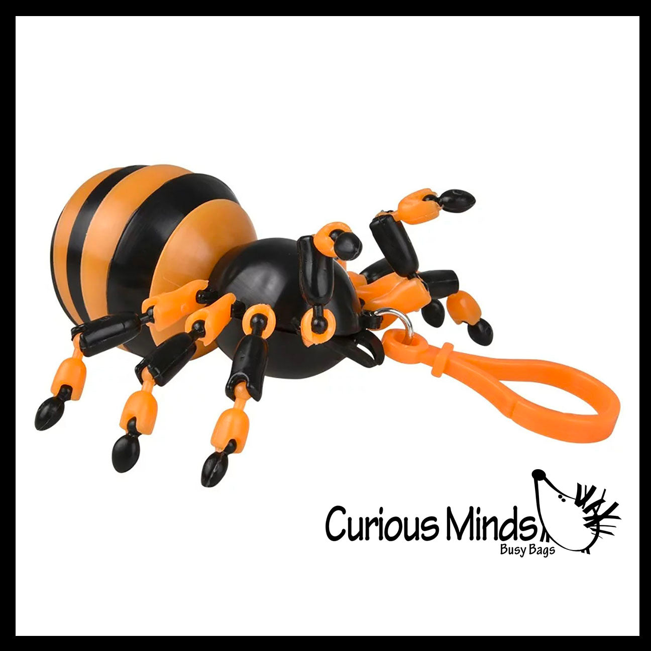 NEW - Wiggle Spider Fidget - Wiggle Articulated Jointed Moving Hollowe ...