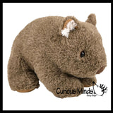 Plush Wombat Stuffed Animal Toy - Plushie Stuffie Australian