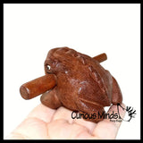 NEW - Tiny Wooden Frog Mini Drum Set - Percussion Set - Instrument for Kids Musical Toy