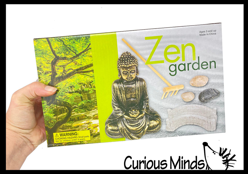 NEW - Large Zen Garden - Fun Meditation Sensory Soothing Desk Toy Cute Mindfulness