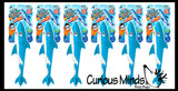 Large Torpedo Shark Pool Dive Toys - Pool, Beach and Bath Toy Dives - Sinking and Gliding - Throw Underwater