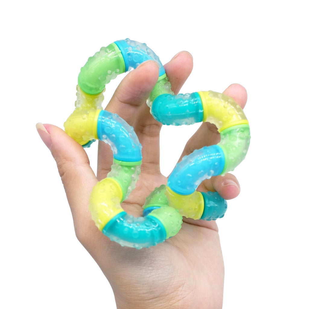 Tangle Braintools Think Fidget Toy - Bendable Connected Curved Fun Fidget - Textured