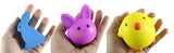 Easter Squishy Set of 3 - Cute Bunnies and Chick Squishy Slow Rise Bunny -  Scented Sensory, Stress, Fidget Toy - Easter Rabbit