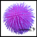 6" Puffer Ball -  Indoor Soft Hairy Air-Filled Sensory Ball