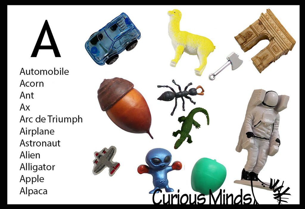 Alphabet Object Miniatures | Curious Minds Busy Bags