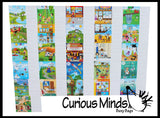 LAST CHANCE - LIMITED STOCK - Alphabet Seek and Find Dry Erase & Wipe Off - Handwriting Tracing Activity Pages - Set of 26