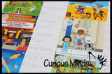 LAST CHANCE - LIMITED STOCK - Alphabet Seek and Find Dry Erase & Wipe Off - Handwriting Tracing Activity Pages - Set of 26