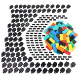 Flexible Rapid Track Set - Quick Set Up with 100 Pro Dominoes - Bulk Dominoes - Made in the USA - STEM STEAM