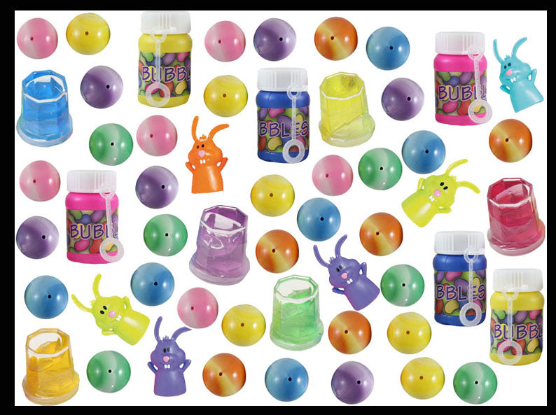 240 Piece Easter Egg Eraser Filler Set - Prize Assortment (20 DOZEN)