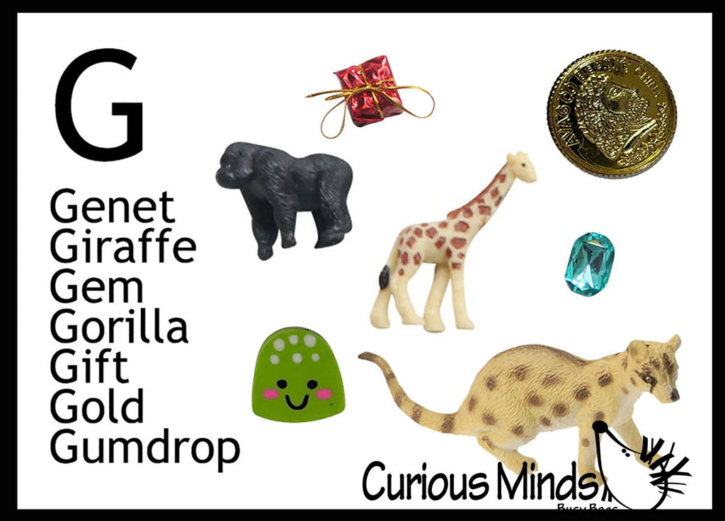 Alphabet Object Miniatures | Curious Minds Busy Bags