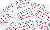 LAST CHANCE - LIMITED STOCK - SALE - Mini Geoboard (shape, alphabet and number cards available)