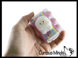 Small Easter / Spring Themed Mochi Squishy Animals - Kawaii -  Sensory, Stress, Fidget Party Favor Toy