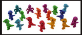 Colorful Tiny Dinosaur Animal Figurines - Mini Dino Toys - Small Novelty Prize Toy - Party Favors - Gift