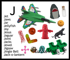 z ALPHABET OBJECTS BY LETTER J