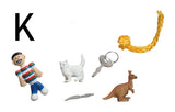 z ALPHABET OBJECTS BY LETTER K