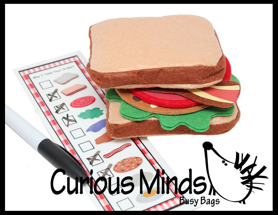Melissa doug hot sale felt sandwich