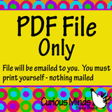 PDF FILE - YOU PRINT - Number Match Busy bag - Dinosaur or Ladybugs