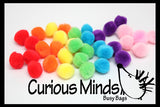 Color Matching Busy Bags: Placing Pom Poms