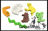 LAST CHANCE - LIMITED STOCK - SALE  -  Stacking Wooden Animal Blocks - Pattern Matching Children's learning toy - Montessori Preschool Kindergarten toy
