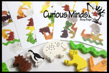 LAST CHANCE - LIMITED STOCK - SALE  -  Stacking Wooden Animal Blocks - Pattern Matching Children's learning toy - Montessori Preschool Kindergarten toy