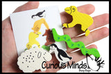 LAST CHANCE - LIMITED STOCK - SALE  -  Stacking Wooden Animal Blocks - Pattern Matching Children's learning toy - Montessori Preschool Kindergarten toy