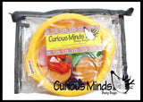 Large Gem and Coin Treasure Hunt Sand Toy - Dig sift and find buried coins jewels and gems.  Sensory bin