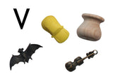 z ALPHABET OBJECTS BY LETTER V
