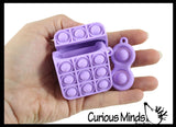 CLEARANCE / SALE / WHOLESALE - Case for AirPods - Bubble Pop Flip Fidget Toy - Silicone Push Poke Bubble Wrap Fidget Toy - Press Bubbles to Pop the Bubbles Down Then Flip it over and Do it Again - Bubble Popper Sensory Stress Toy