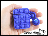 CLEARANCE / SALE / WHOLESALE - Case for AirPods - Bubble Pop Flip Fidget Toy - Silicone Push Poke Bubble Wrap Fidget Toy - Press Bubbles to Pop the Bubbles Down Then Flip it over and Do it Again - Bubble Popper Sensory Stress Toy