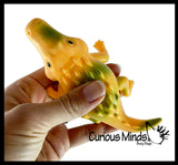 LAST CHANCE - LIMITED STOCK  - SALE -  Funny Alligator Attack Novelty Toy - Funny Gag with Human Leg Hanging Out of Mouth  -  Sensory, Stress, Fidget Toy