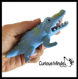 LAST CHANCE - LIMITED STOCK  - SALE -  Funny Alligator Attack Novelty Toy - Funny Gag with Human Leg Hanging Out of Mouth  -  Sensory, Stress, Fidget Toy