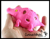 LAST CHANCE - LIMITED STOCK - Set of 5 Reptile & Amphibian Animal Mesh Ball Bundle - Boy Alligator/Turtle/Shark/Dinosaur/Frog - Squishy Water Bead Stress Ball - Mesh  Fun Fidget - Crocodile Gator - Blob Webby Mesh Ball - Squishy Fidget Ball