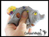 LAST CHANCE - LIMITED STOCK - Set of 5 Reptile & Amphibian Animal Mesh Ball Bundle - Boy Alligator/Turtle/Shark/Dinosaur/Frog - Squishy Water Bead Stress Ball - Mesh  Fun Fidget - Crocodile Gator - Blob Webby Mesh Ball - Squishy Fidget Ball