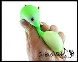 Cute Alpaca Llama Doh Stress Stretch Ball - Moldable Pinch Poke Sensory Fidget Toy Doughy