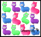 Cute Alpaca Llama Doh Stress Stretch Ball - Moldable Pinch Poke Sensory Fidget Toy Doughy