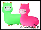 Cute Alpaca Llama Doh Stress Stretch Ball - Moldable Pinch Poke Sensory Fidget Toy Doughy