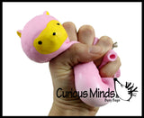 LAST CHANCE - LIMITED STOCK - SALE  - Alpaca Family - Set of 3 Llama Doh Stress Stretch Ball - Moldable Pinch Poke Sensory Fidget Toy Doughy