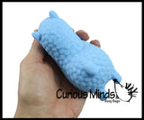 LAST CHANCE - LIMITED STOCK - SALE  - Alpaca Family - Set of 3 Llama Doh Stress Stretch Ball - Moldable Pinch Poke Sensory Fidget Toy Doughy