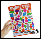 LAST CHANCE - LIMITED STOCK - SALE -Learning Seek and Find Dry Erase & Wipe Off -  Activity Pages - Set of 6 - Uppercase/Lowercase/Numbers 1-20/Colors/Shapes