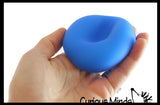Sampler Pack of 5 Different 2.5" Stress Balls - Confetti, Metallic, Glitter, Doh, Soft - Squishy Gooey Shape-able Squish Sensory Squeeze Balls