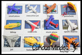 In the Air Transportation Replicas to Matching Cards - Match Airplanes, Jets and other Miniatures to Photos