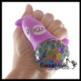 BULK - WHOLESALE -  SALE - Animal Water Bead Filled Squeeze Stress Balls - Pig, Panda, Bear, Cat -  Sensory, Stress, Fidget Toy